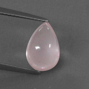 Quartzo rosa rosa natural 2,66ct, transparente, transparente/translúcido