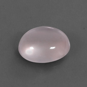 Quartzo rosa rosa natural 3,44ct, transparente, transparente/translúcido