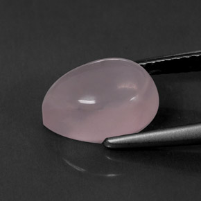 Quartzo rosa rosa natural 2,69ct, transparente, transparente/translúcido