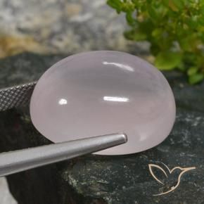 Quartzo Rosa Rosa Rosa bem claro Natural 26.92ct, oval, Translúcido