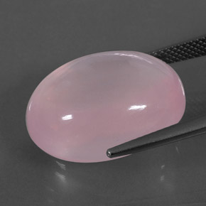 Quartzo rosa rosa natural 23,66ct, transparente, transparente/translúcido