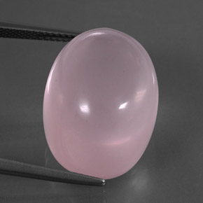 Quartzo rosa rosa natural 32,92ct, transparente, transparente/translúcido