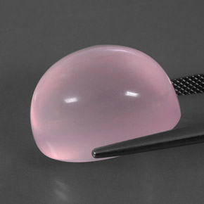 Quartzo rosa rosa natural 32,92ct, transparente, transparente/translúcido