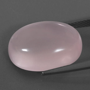 Quartzo rosa rosa natural 14,92ct, transparente, transparente/translúcido