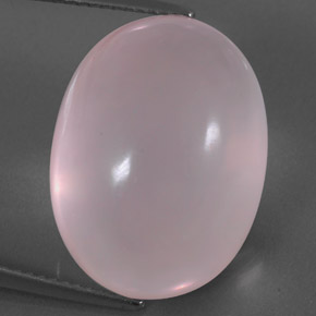 Quartzo rosa rosa natural 24,19ct, transparente, transparente/translúcido
