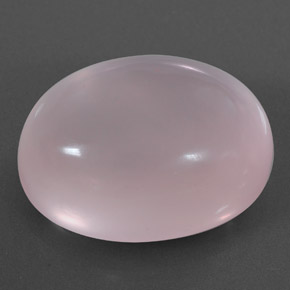 Quartzo rosa rosa natural 24,19ct, transparente, transparente/translúcido