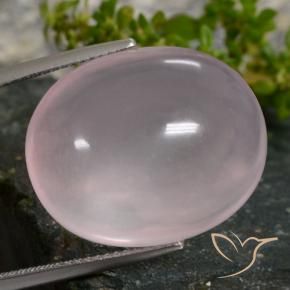Quartzo Rosa Coral Rosa Natural 35.16ct, oval, Translúcido