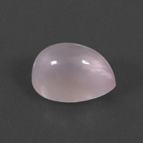Quartzo rosa rosa natural 5,14ct, formato de pêra, transparente