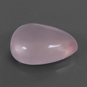 Quartzo rosa rosa natural 8,11ct, formato de pêra, transparente