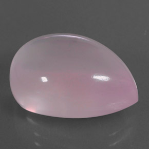 Quartzo rosa rosa natural 14,63ct, formato de pêra, transparente