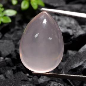 Quartzo rosa rosa natural 19,92ct, transparente, transparente/translúcido