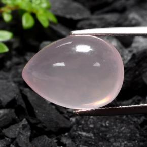 Quartzo rosa rosa natural 19,92ct, transparente, transparente/translúcido