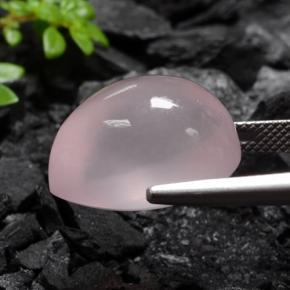 Quartzo rosa rosa natural 19,92ct, transparente, transparente/translúcido