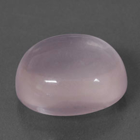 Quartzo rosa rosa natural 5,71ct, corte oval, transparente