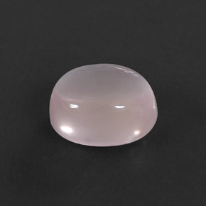 Quartzo Rosa Rosa Natural 6.47ct, Corte Oval, Transparente