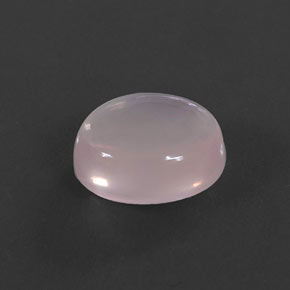 Quartzo rosa rosa natural 5,82ct, corte oval, transparente