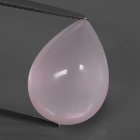Quartzo rosa rosa natural 9,09ct, transparente, transparente/translúcido