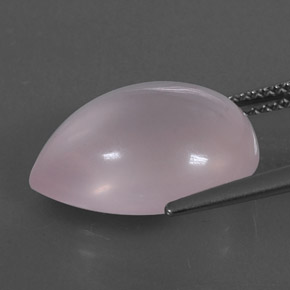 Quartzo rosa rosa natural 9,09ct, transparente, transparente/translúcido