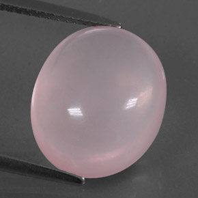 Quartzo rosa rosa natural 9,02ct, transparente, transparente/translúcido