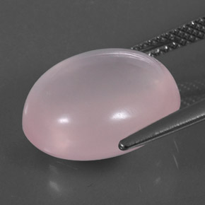 Quartzo rosa rosa natural 9,02ct, transparente, transparente/translúcido