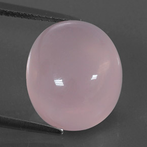 Quartzo rosa rosa natural 10,34ct, transparente, transparente/translúcido