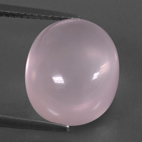 Quartzo rosa rosa natural 10,08ct, transparente, transparente/translúcido