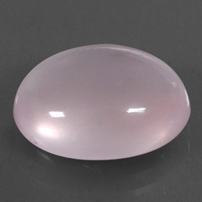 Quartzo rosa rosa natural 9,31ct, corte oval, transparente