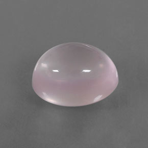 Quartzo rosa rosa natural 13,97ct, corte oval, transparente