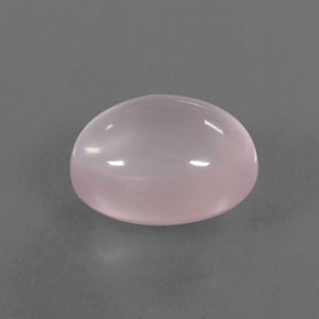 Quartzo rosa rosa natural 13,46ct, corte oval, transparente