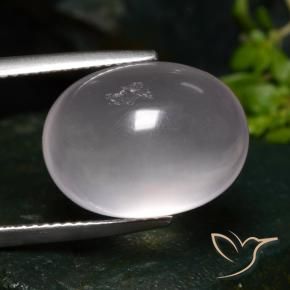 Quartzo rosa rosa natural 14,77ct, corte oval, translúcido