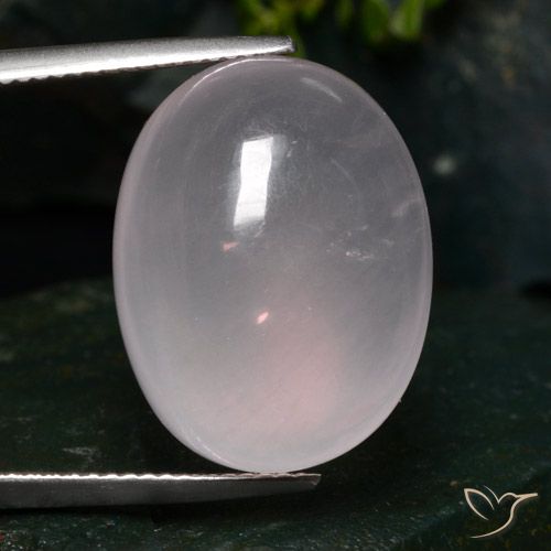 26.04ct Natural Rosa Rosa bem claro Quartzo Rosa, oval, Translúcido