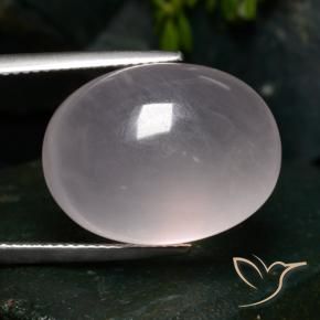 Quartzo Rosa Rosa Rosa bem claro Natural 26.04ct, oval, Translúcido