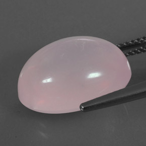 Quartzo rosa rosa natural 11,67ct, transparente, transparente/translúcido