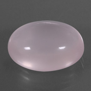 Quartzo rosa rosa natural 11,02ct, corte oval, transparente