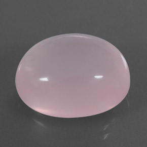 Quartzo rosa rosa natural 13,08ct, corte oval, transparente