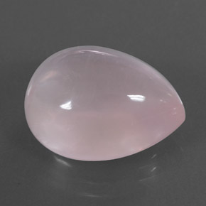 Quartzo rosa rosa natural 11,22ct, formato de pêra, transparente