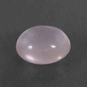 Quartzo rosa rosa natural 5,12ct, corte oval, transparente