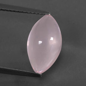 Quartzo rosa rosa natural 3,11ct, marquise, transparente
