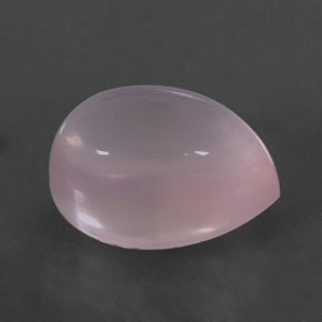 Quartzo Rosa Rosa Natural 5.27ct, Formato de pêra, Transparente