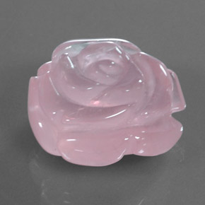 Quartzo rosa rosa natural 48,03ct, transparente, transparente/translúcido