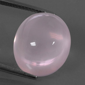 Quartzo rosa rosa natural 14,93ct, transparente, transparente/translúcido