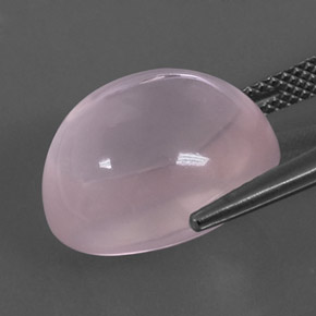 Quartzo rosa rosa natural 14,93ct, transparente, transparente/translúcido