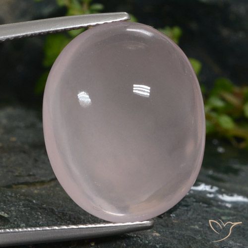 19.36ct Natural Rosa bem claro Quartzo Rosa, oval, Translúcido