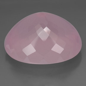 Quartzo rosa rosa natural 150,80ct, transparente, transparente/translúcido