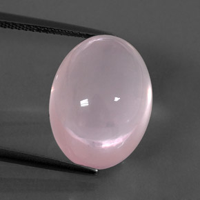 Quartzo rosa rosa natural 15,03ct, transparente, transparente/translúcido