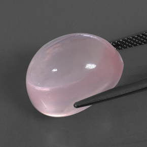 Quartzo rosa rosa natural 15,03ct, transparente, transparente/translúcido