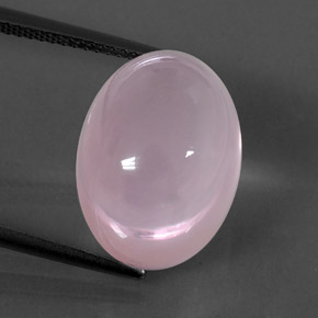 Quartzo rosa rosa natural 17,60ct, transparente, transparente/translúcido