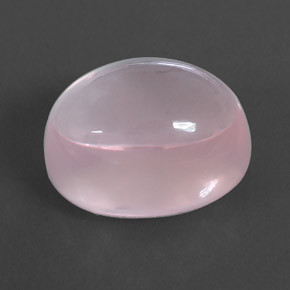 Quartzo rosa rosa natural 14,43ct, transparente, transparente/translúcido