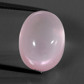Quartzo rosa rosa natural 15,47ct, transparente, transparente/translúcido