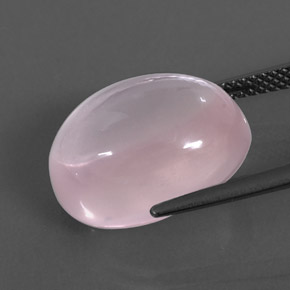 Quartzo rosa rosa natural 12,51ct, transparente, transparente/translúcido